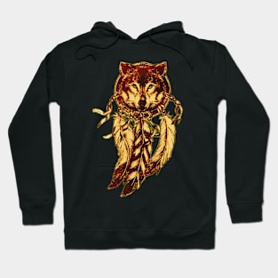 Mystical Wolf Pendant Hoodie